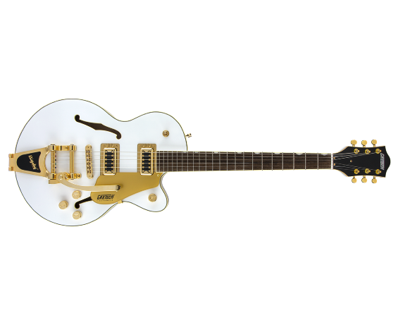 Gretsch G5655TG Limited Edition Electromaticer with Bigsby Snow Crest White
