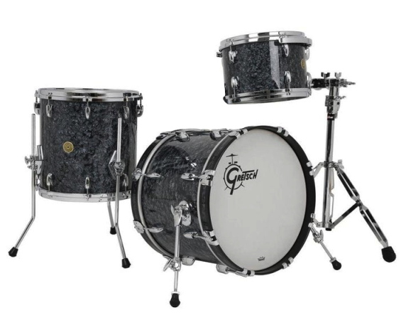 Gretsch GB-E403 - Brooklyn 3-Pcs Drumset in Deep Marine Black Pearl