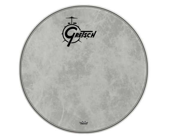 Gretsch GRDHFS22 - 22” Fiberskyn Bass Drumhead w/Black Logo