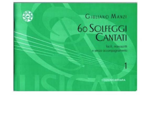 Hal Leonard 60 Solfeggi cantyati Giuliano Manzi