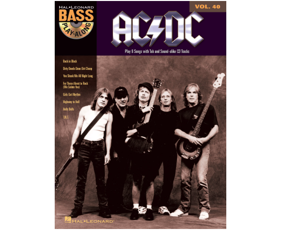 Hal Leonard AC/DC - Bass Play Along Volume 40