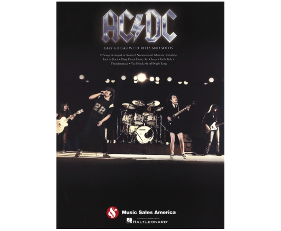 Hal Leonard AC/Dc Easy guitar whit rifes and solos