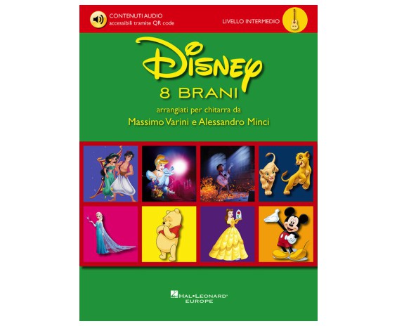 Hal Leonard Disney 8 brani arrangiati per chitarra