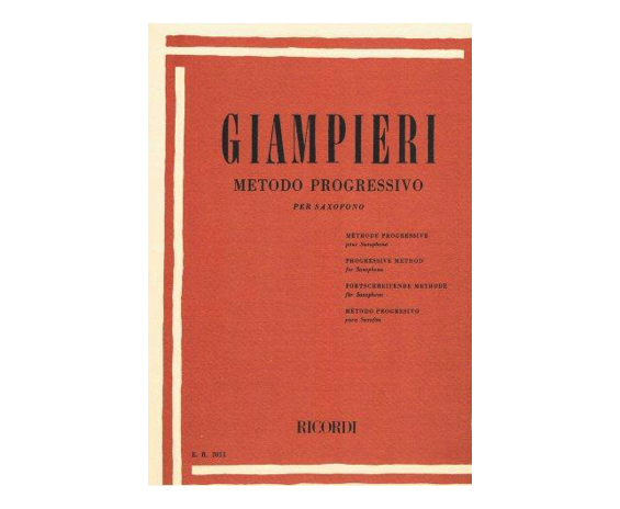 Hal Leonard Giampieri metodo progressivo per saxofono