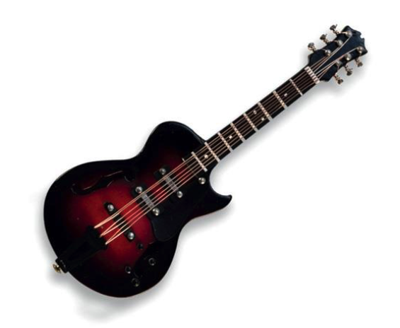 Hal Leonard Mini Pin Electric Guitar Red/Black