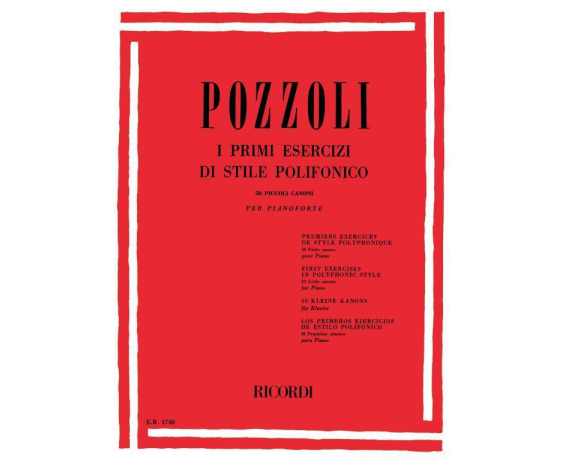 Hal Leonard ER 1748 Primi esercizi di stile polifonico