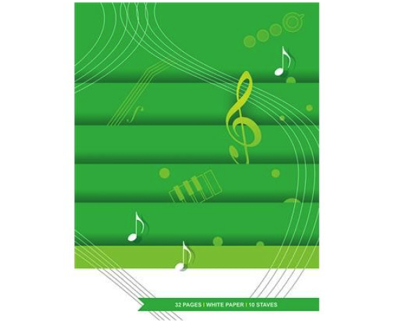 Hal Leonard Quaderno Di Musica 10 Righi 32 Pagine
