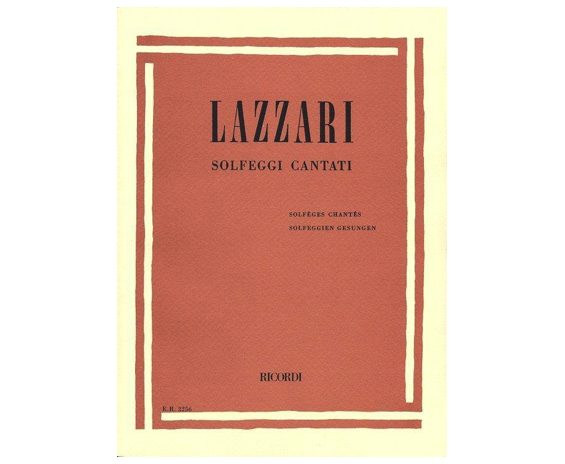 Hal Leonard Solfeggi Cantati Lazzari