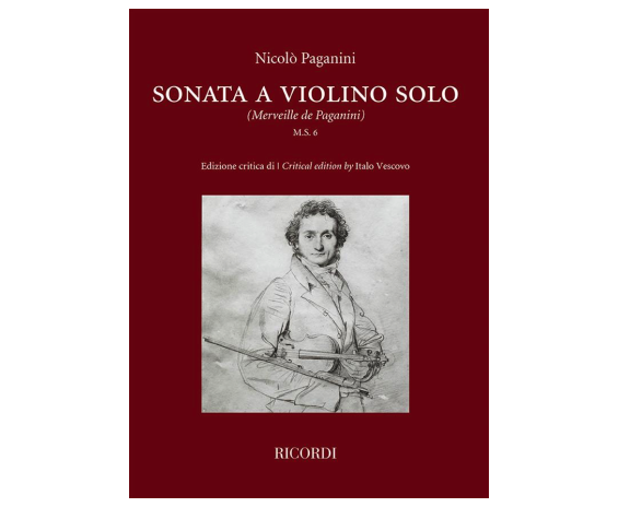 Hal Leonard Sonate a violino solo Nicolò Paganini