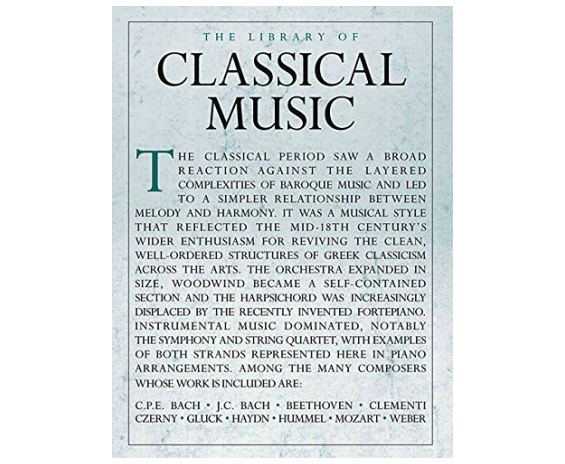 Hal Leonard The Library Of Classical Music