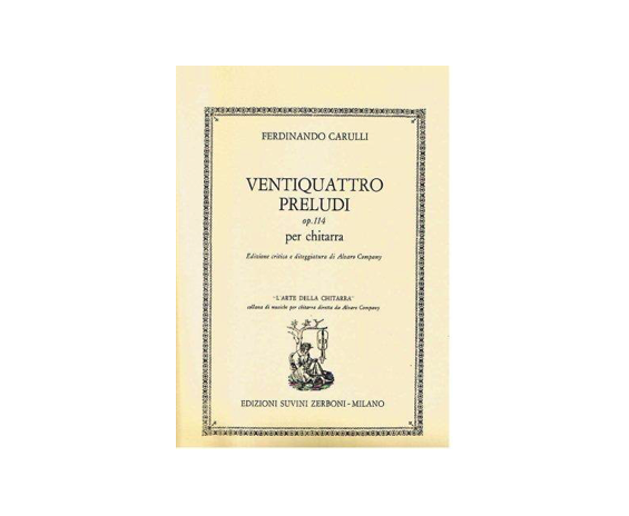 Hal Leonard Ventiquattro preludi op.114 per chitarra