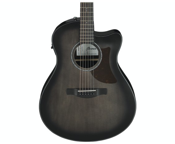 Ibanez AAM70CE-TBN Transparent Charcoal Burst Low Gloss Top