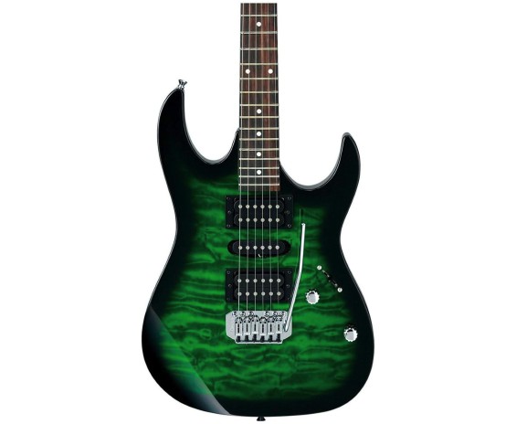 Ibanez GRX70QA Transparent Emerald Burst