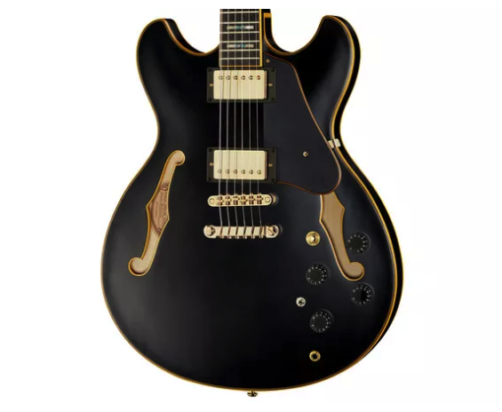 Ibanez JSM20 BKL John Scofield - Black Low Gloss