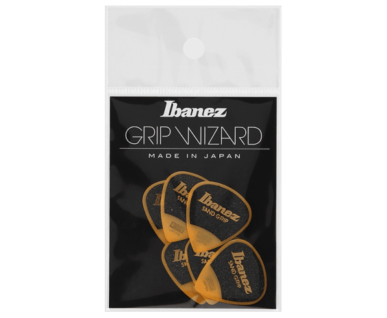 Ibanez PPA16MSGYE Grip Wizard Series Sand Grip Medium Yellow 6 Pack