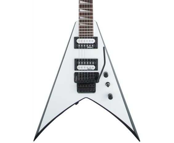 Jackson JS Series King V JS32 White with Black Bevels