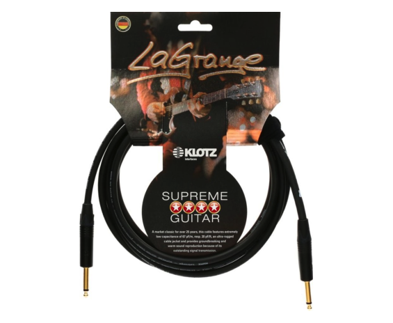 Klotz LAGPP LaGrange Supreme Guitar Cable 3mt