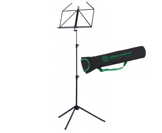 Konig & Meyer Black Music stand in carrying case