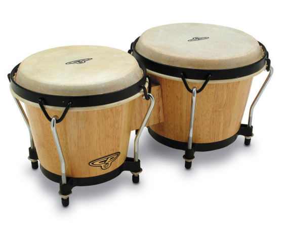 Latin Percussion CP221-AW - Bongos Traditional, Natural