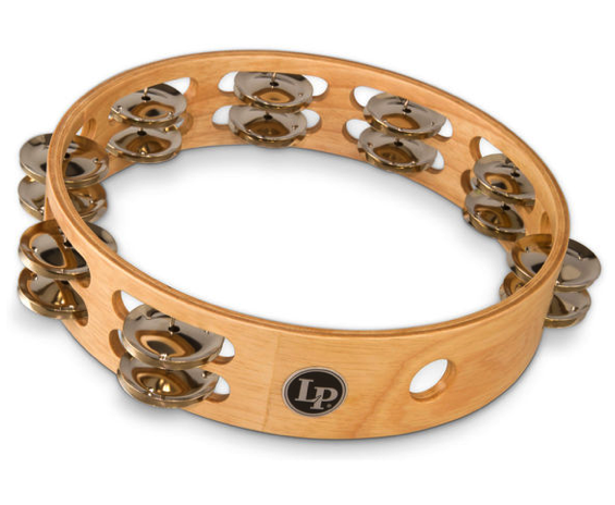 Latin Percussion LP380B Professional Double Row Tambourine