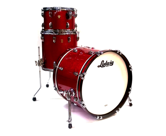 Ludwig Classic Maple Downbeat 20, Red Sparkle