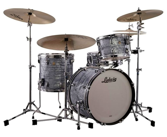 Ludwig L84023AX52 - Downbeat Classic Maple Shell Pack in Sky Blue