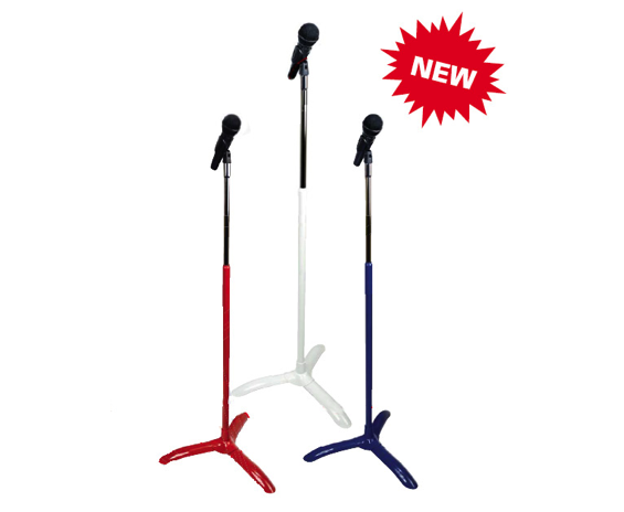 Manhasset Chorale Microphone Stand White