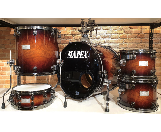 Mapex Orion Exotic Maple - 5 Piece Drumset - Coffee Burst