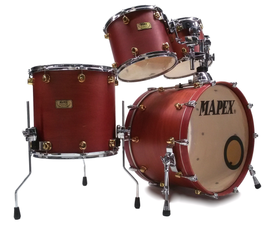 Mapex Orion Traditional Series - 4 Pcs Drumset in Transparent Amber