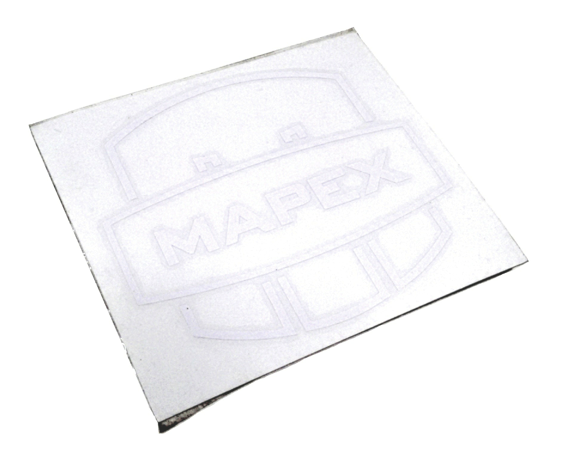 Mapex PMKM2032W - Logo Mapex Bianco Adesivo