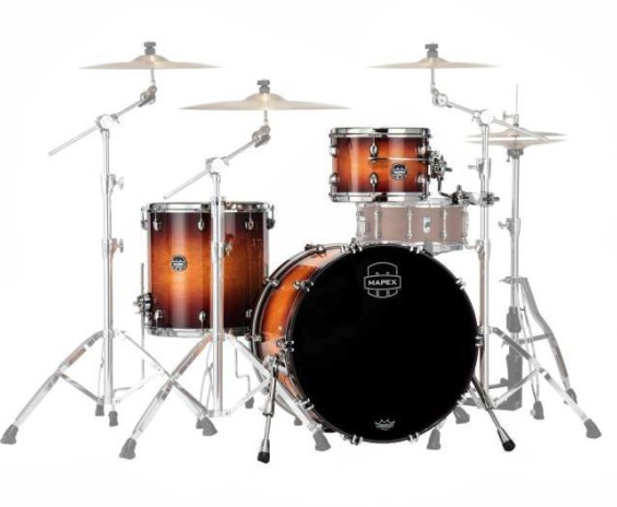 Mapex SE426XHPO Saturn Evolution Hybrid Organic Rock 3 Pezzi Exotic Sunburst