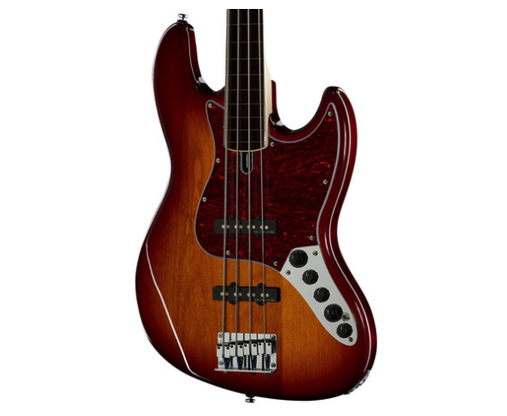 Sire Marcus Miller V7 Alder 4 Fretless (2nd Gen) Tobacco Sunburst