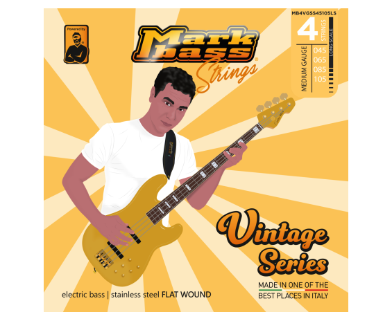 Mark Bass Strings Vintage Serie Flat Wound 045-105