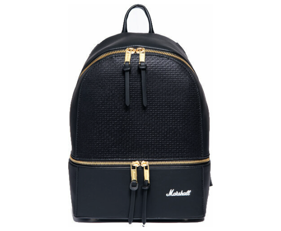 Marshall Downtown Backpack Black/ Gold