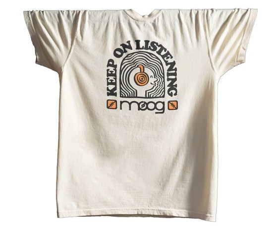 Moog Music Keep On Listening Tee XL