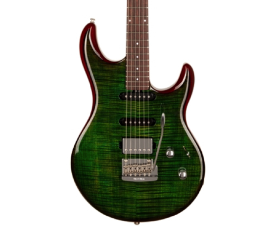 Music Man Luke 3 BFR HSS Luscious Green Flame