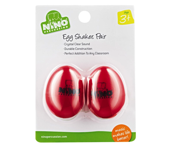 Nino NINO540R-2 Egg Shaker Pair