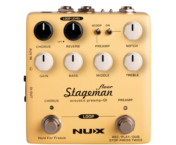 Nux Stageman Floor Acoustic Preamp & DI