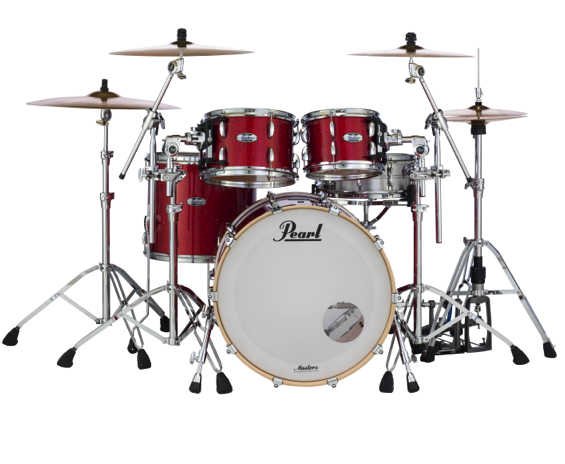 Pearl MCT924XEP/C319 - Batteria Masters Complete - Masters Complete Drumset in Inferno Red Sparkle