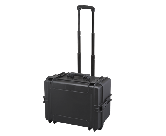 Plastica Panaro MAX505H280STR.079 - Black, with trolley, with cubed foam