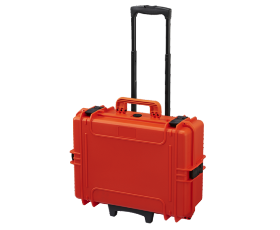 Plastica Panaro MAX505STR.001 - Orange, with trolley, with cubed foam
