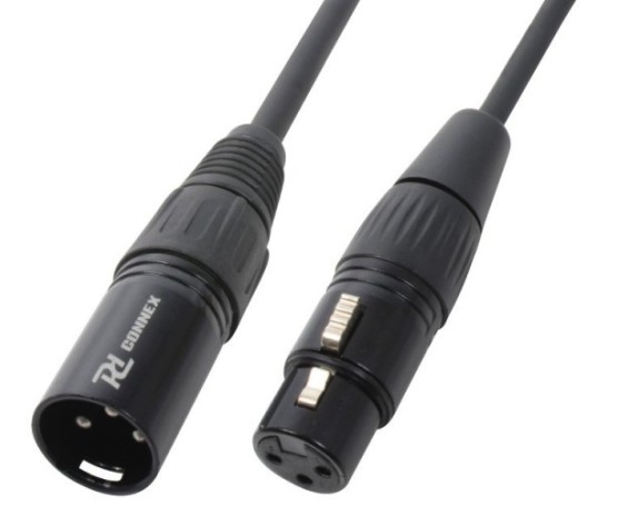 Power Dynamics CX35-3 Cavo XLR maschio/femmina 3m Nero