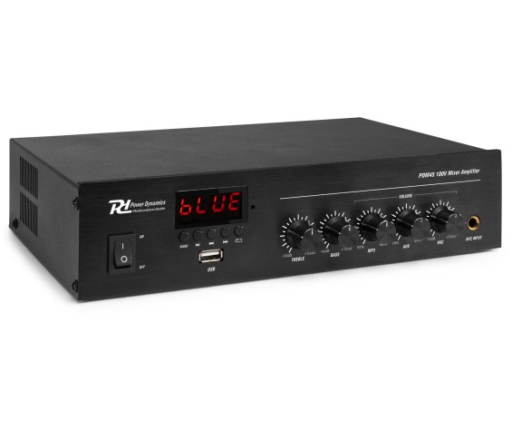 Power Dynamics PDM45 MIXER-AMPLIFICATORE 100V CON BT E LETTORE MULTIMEDIALE 45W