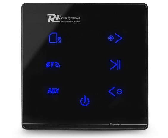 Power Dynamics Powerline A50b Amplificatore audio da incasso Bt Nero