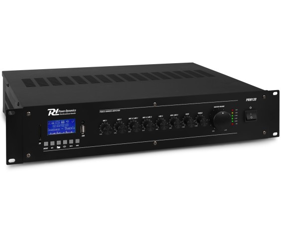 Power Dynamics PRM120 MIXER-AMPLIFICATORE 6 CANALI 100V 120W