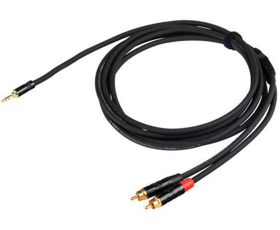 Proel CHLP215LU5 Mini Jack Stereo - 2x RCA Cable 5 Meters