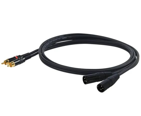 Proel CHLP330LU15 2x RCA - 2x XLR Male Cable 1,5 Meters