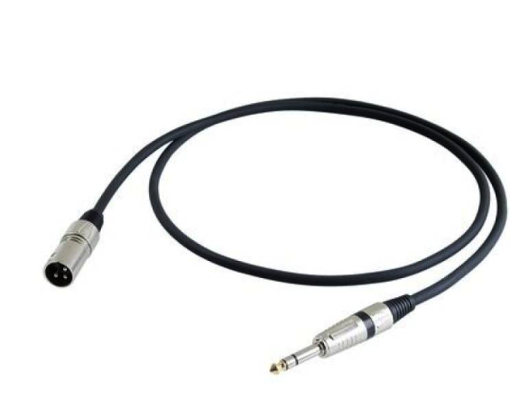 Proel STAGE335LU1 6.3mm Stereo Jack - XLR Male Cable 1 Metre