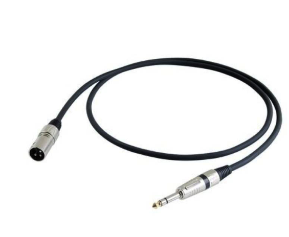Proel STAGE335LU5 6.3mm Stereo Jack - XLR Male Cable 5 Meters