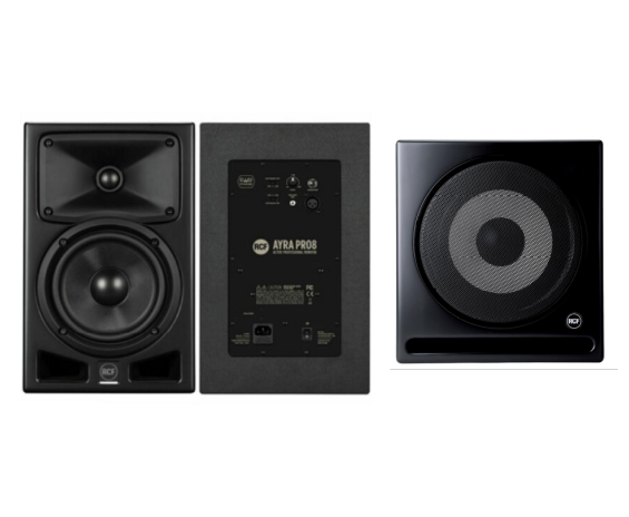 Rcf Ayra PRO8 (pair) + Ten Sub